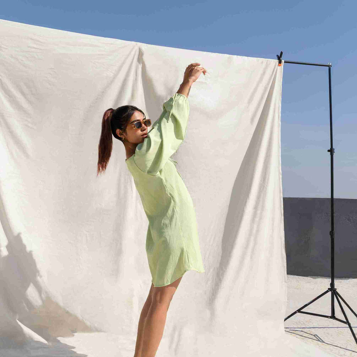 lime cream dress Odd Muse - The Ultimate Muse Structured Mini Lime Cream