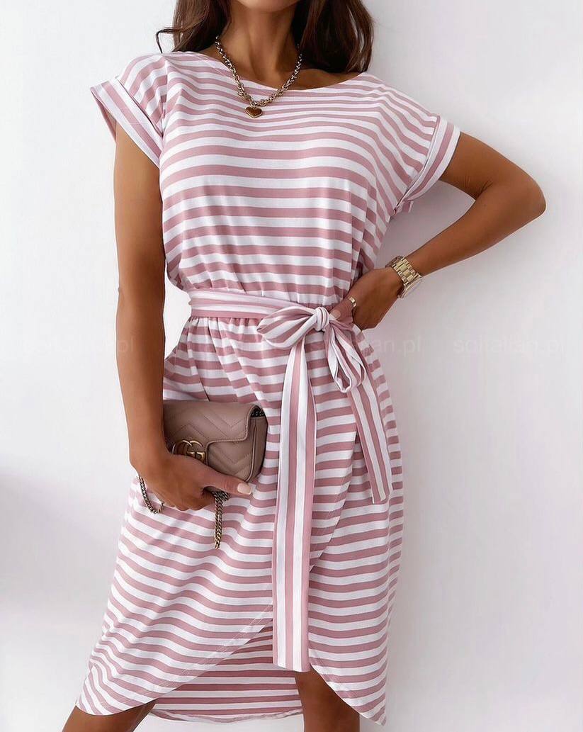 Striped Dolphin Dress