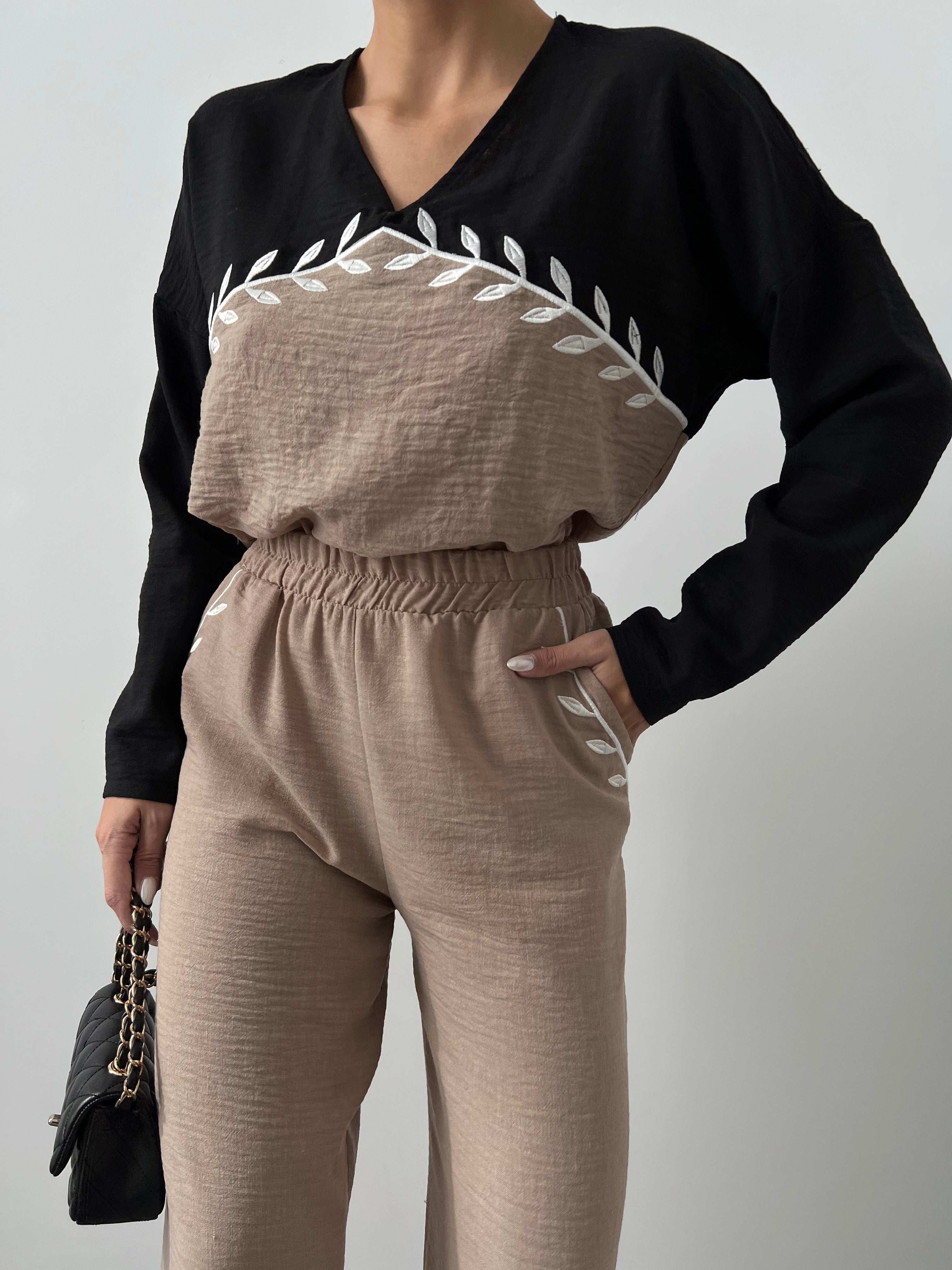 Chic Embroidered Coord Set