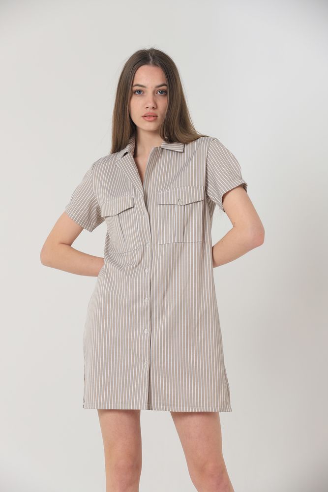 Pocket Shirt Dress