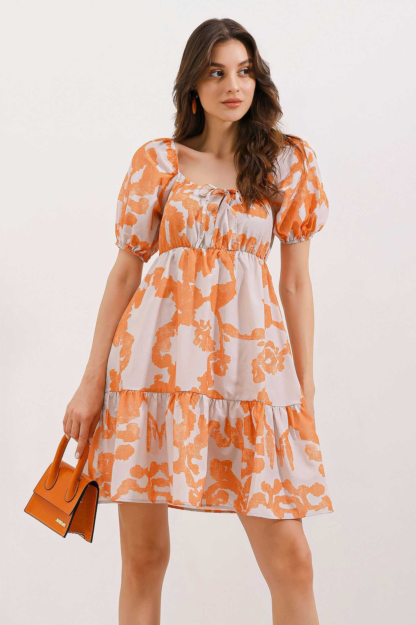 Fruity Flared Dress