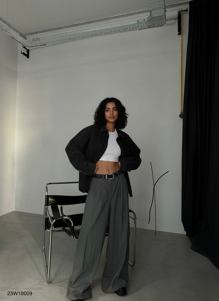 Oversized Denim Shirt