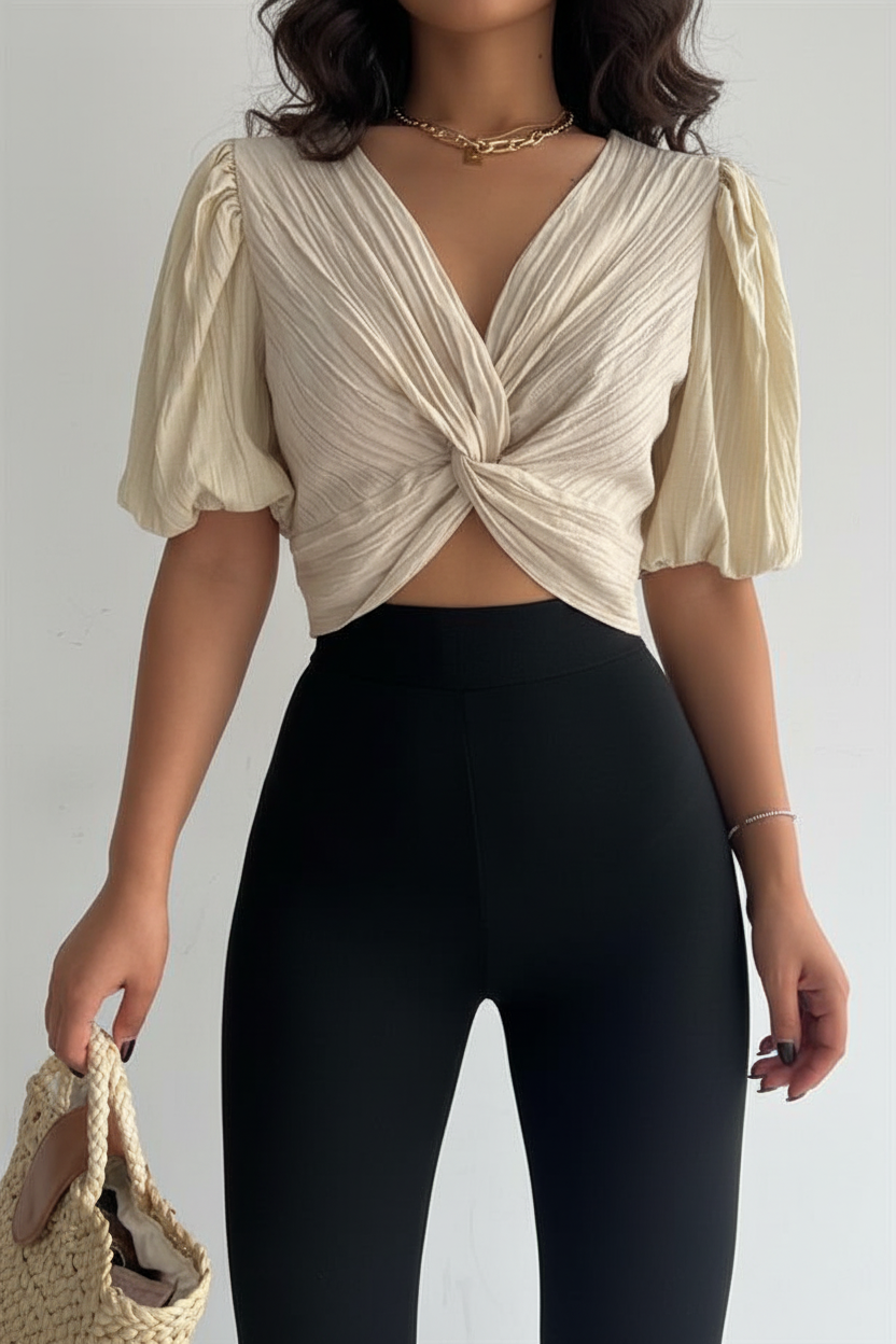 Wrinkle Knot Top