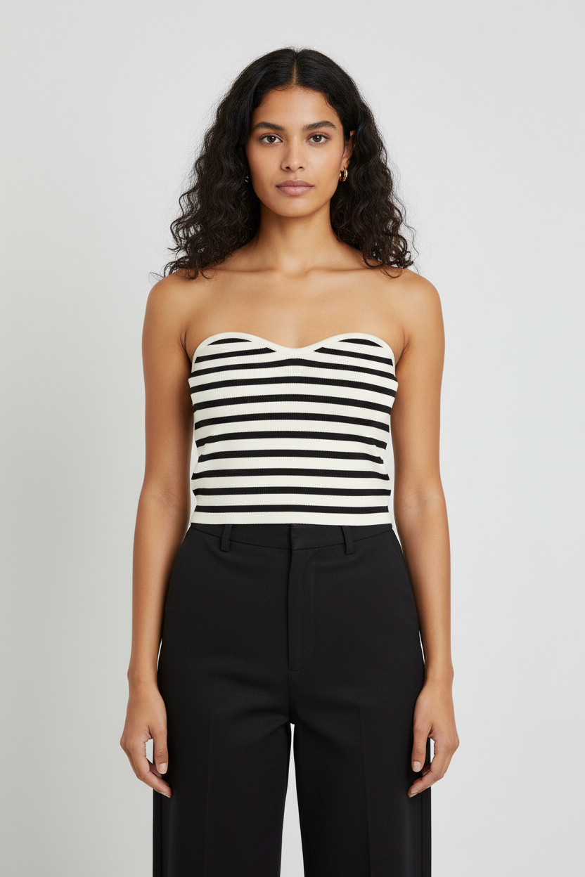 Striped Bustier