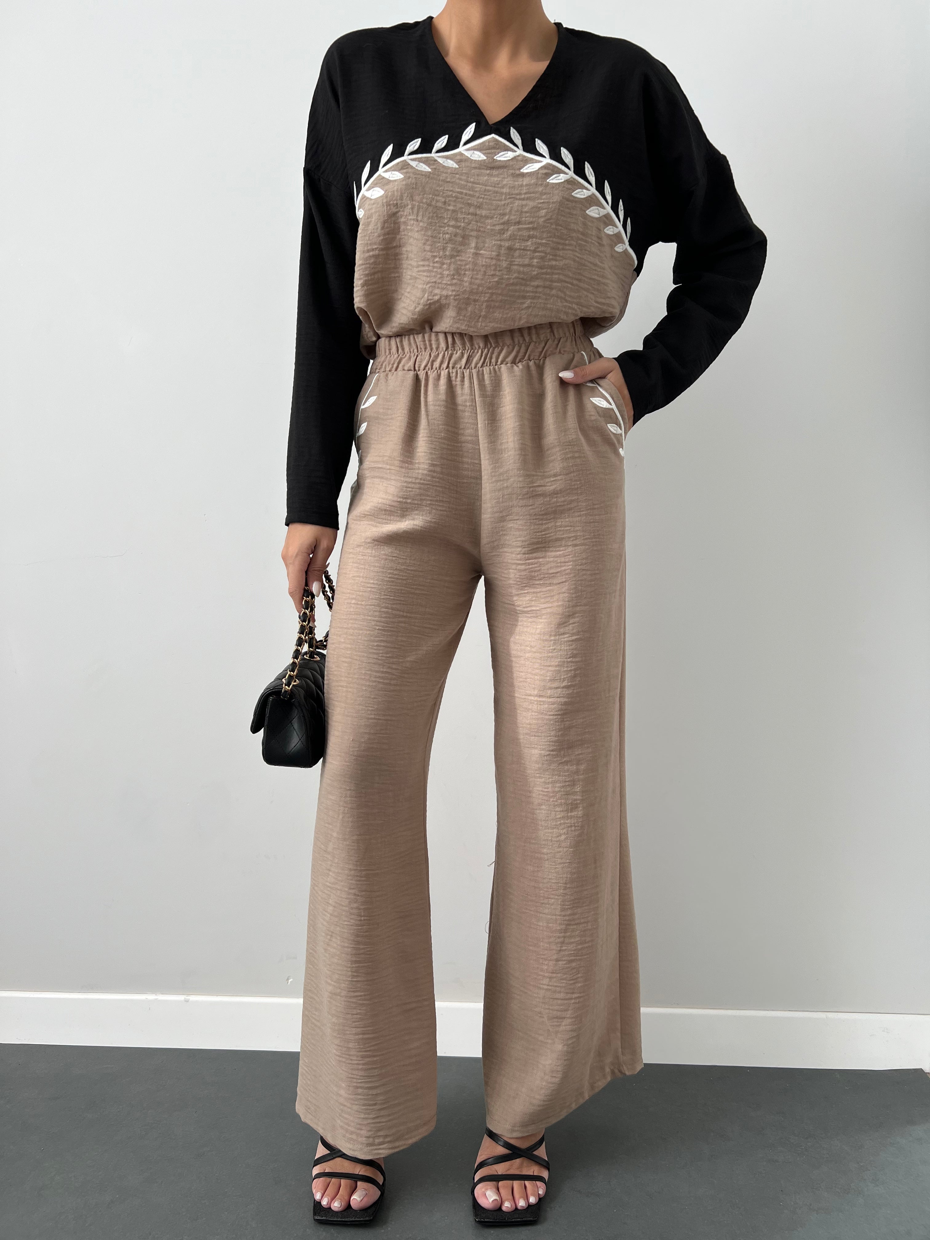 Chic Embroidered Coord Set