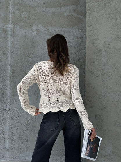 Openwork Knit Top