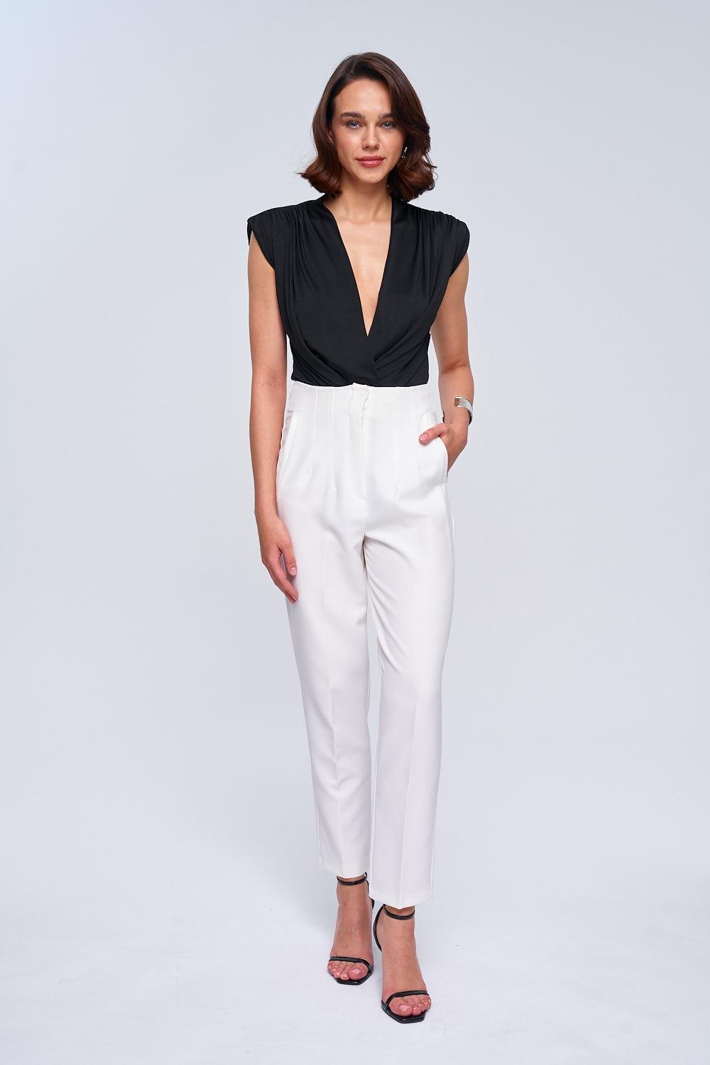 Fuchsia Plunge Bodysuit