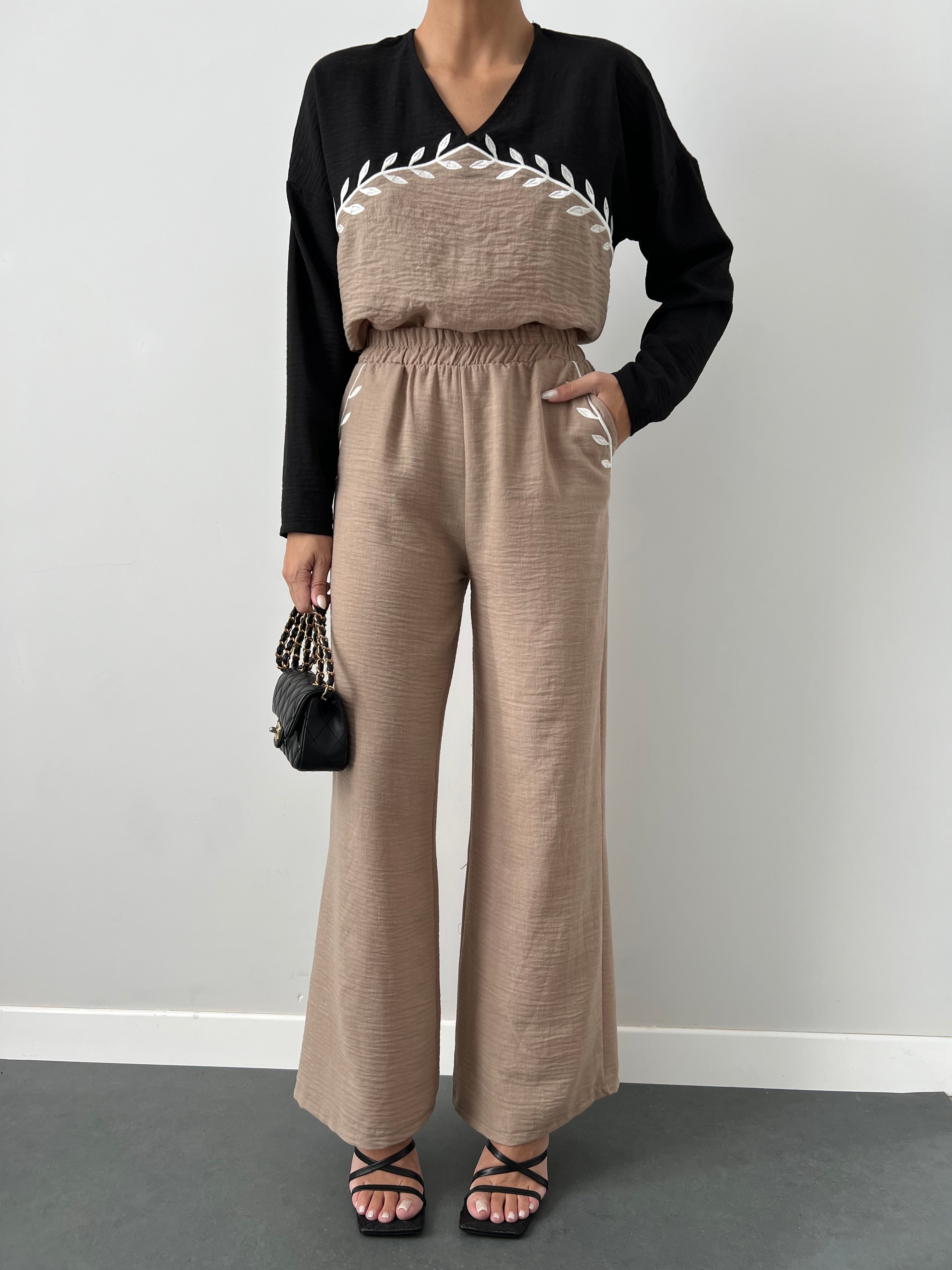 Chic Embroidered Coord Set