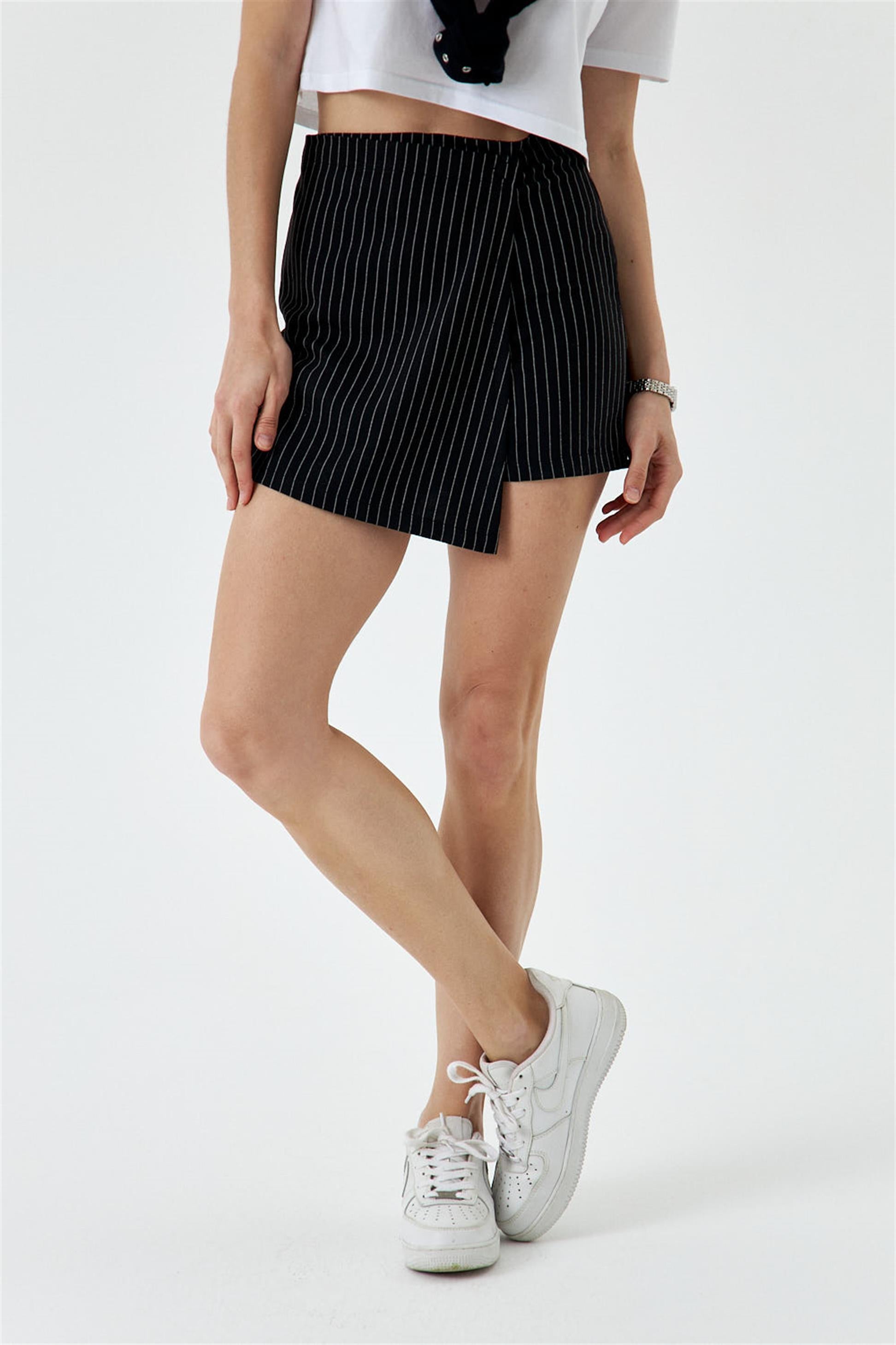 Buy striped mini skirt for women online @ Best Price - Zwankee
