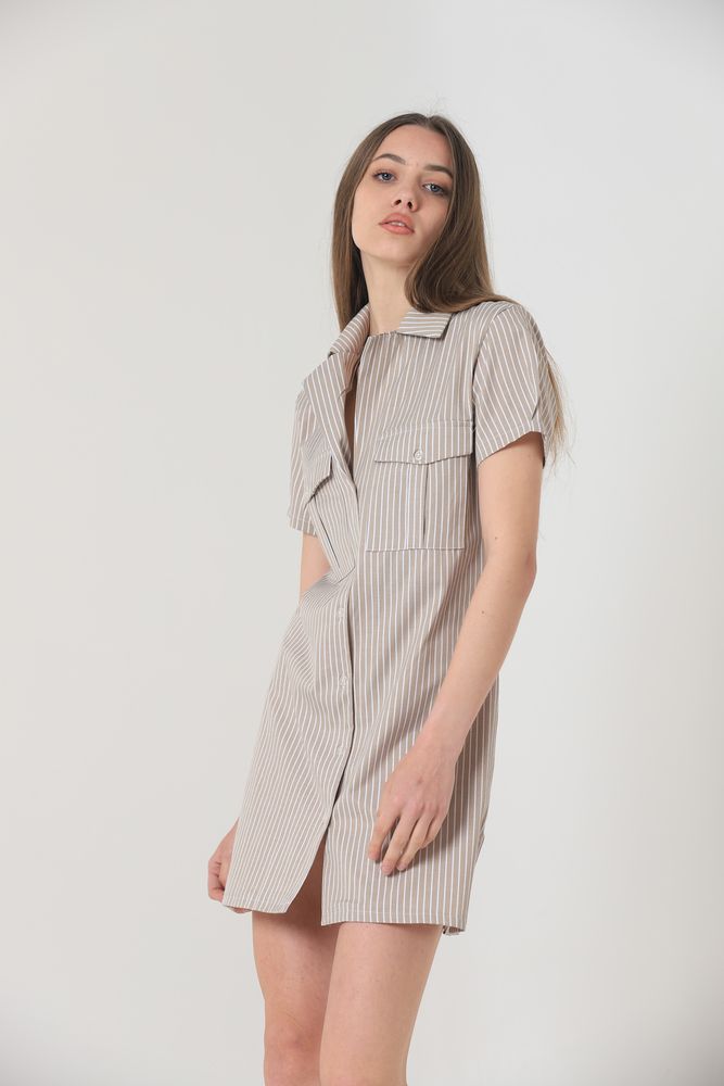 Pocket Shirt Dress