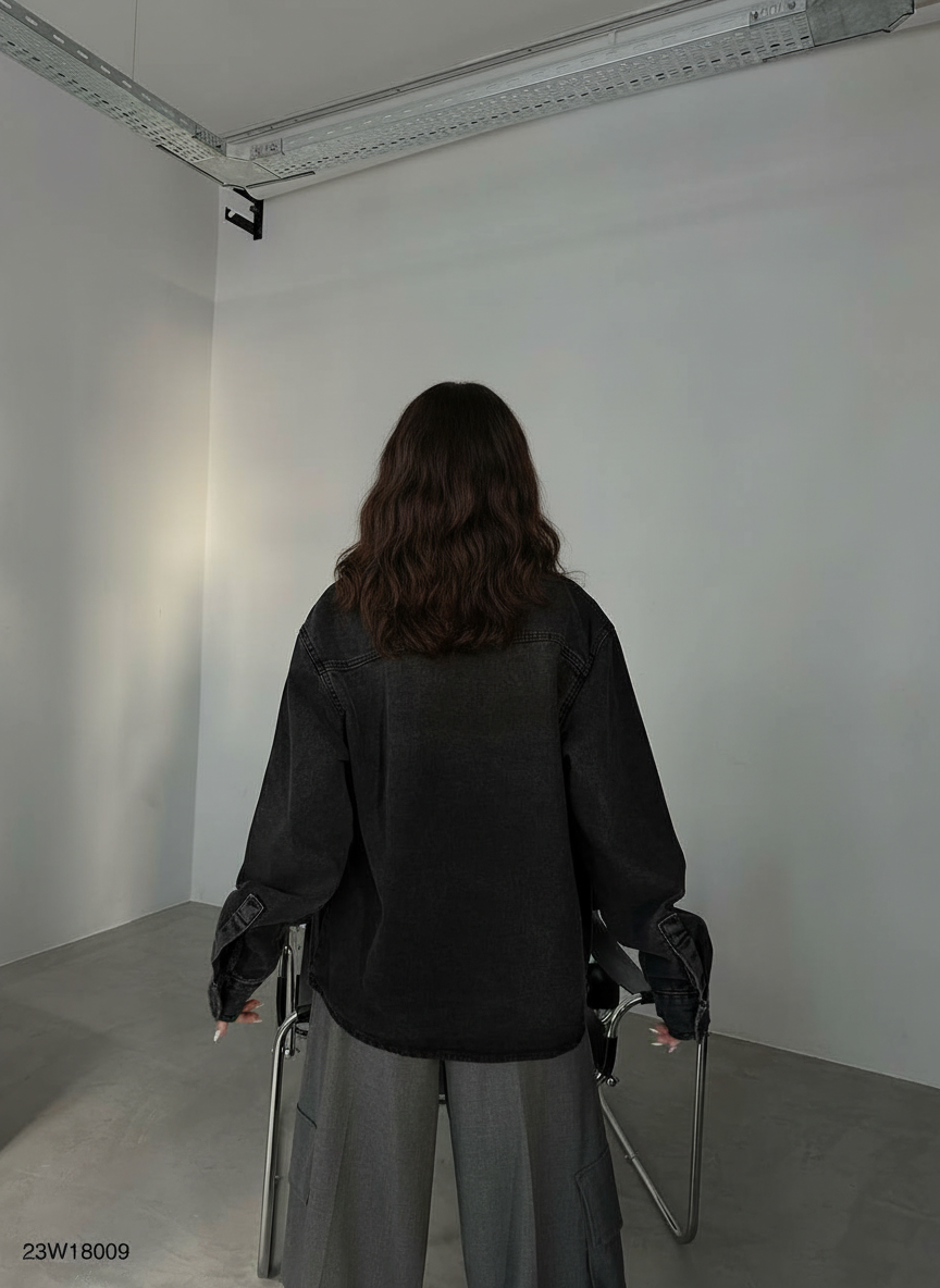 Oversized Denim Shirt