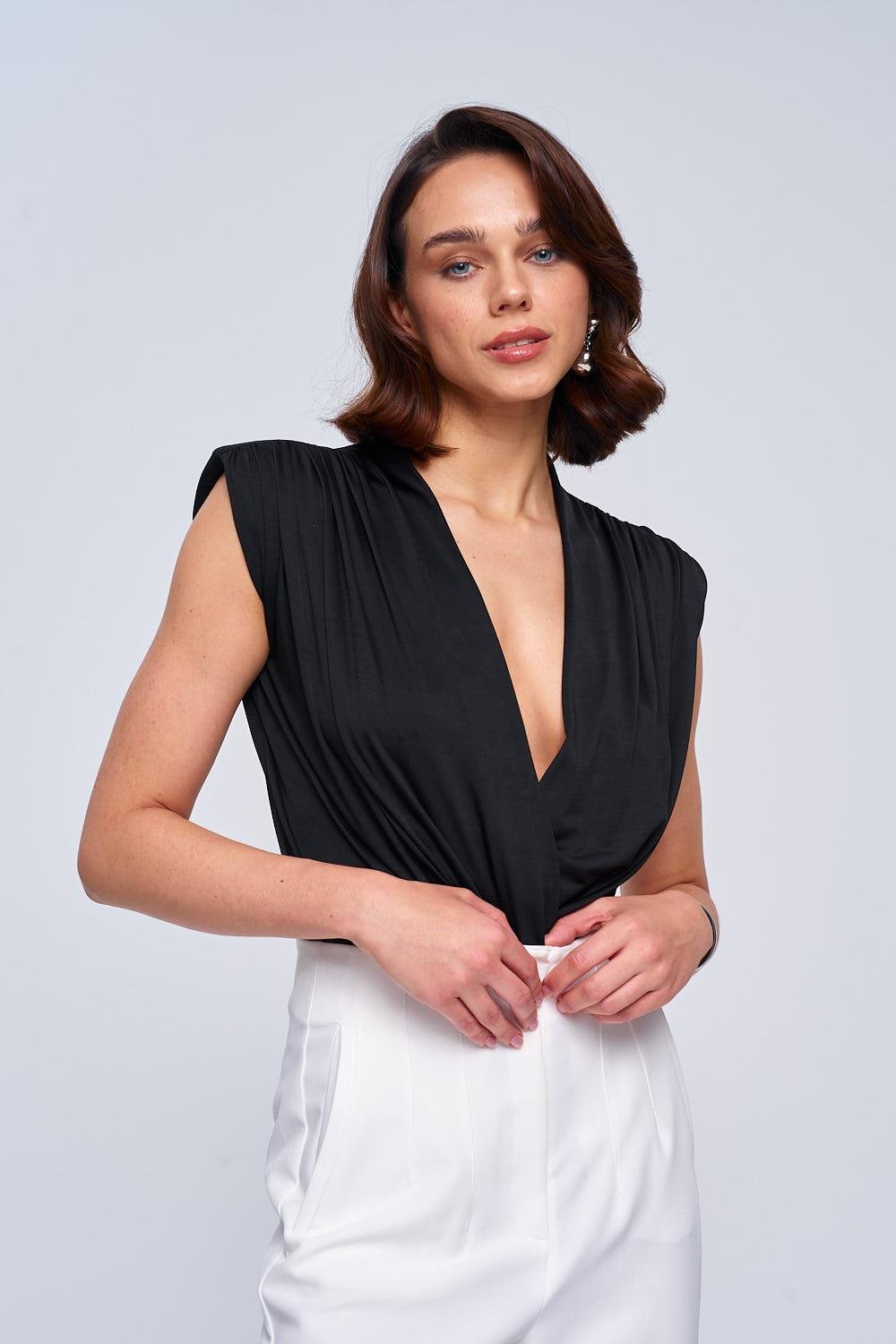 Fuchsia Plunge Bodysuit