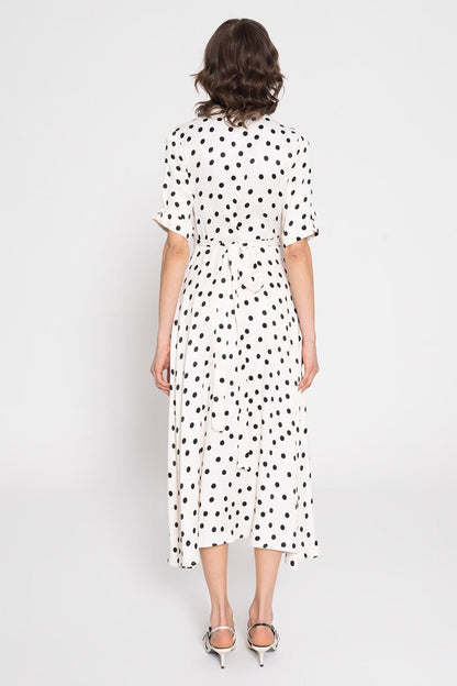 Polka Wrap Dress