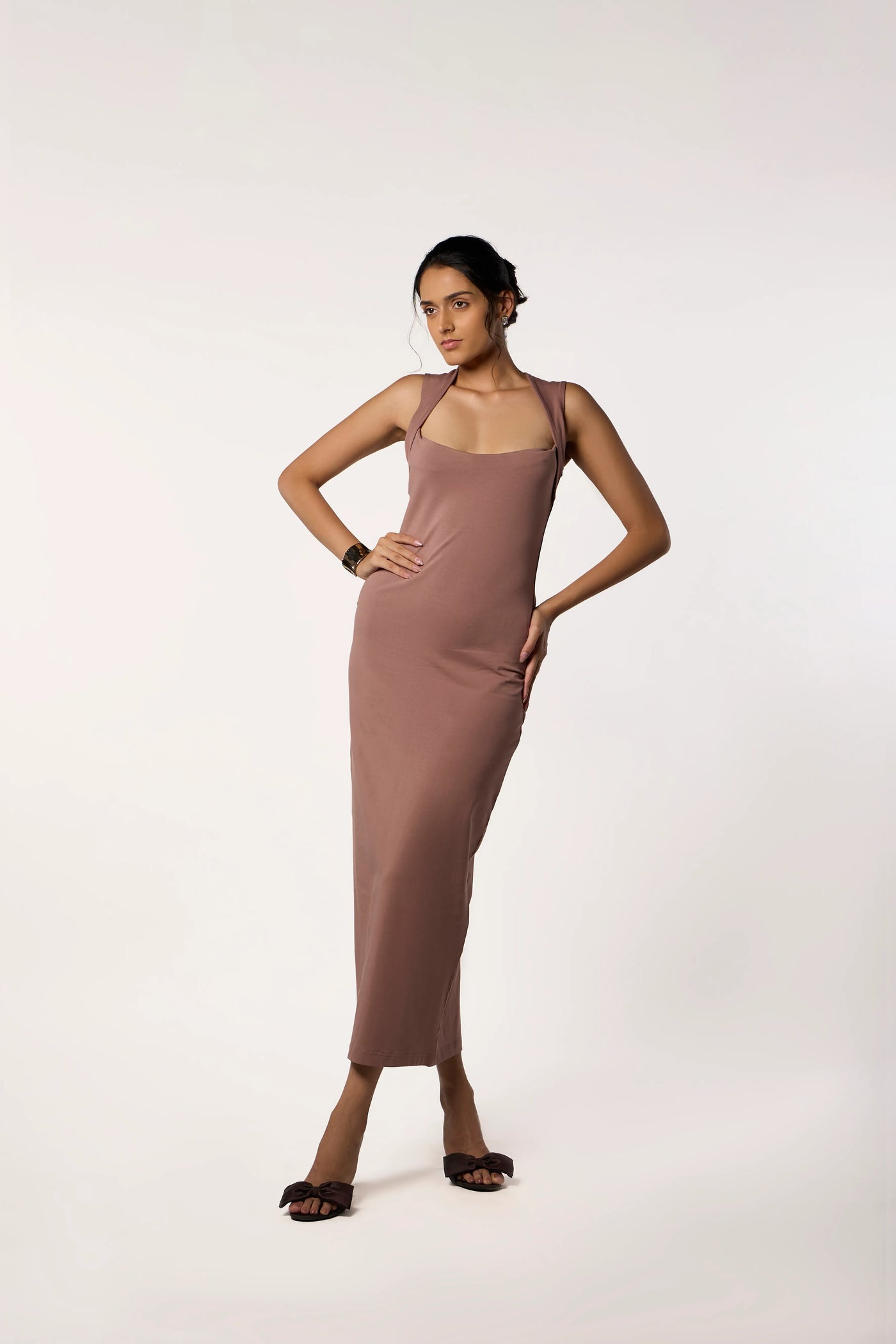 Mauve Bodycon Dress – Zwankee