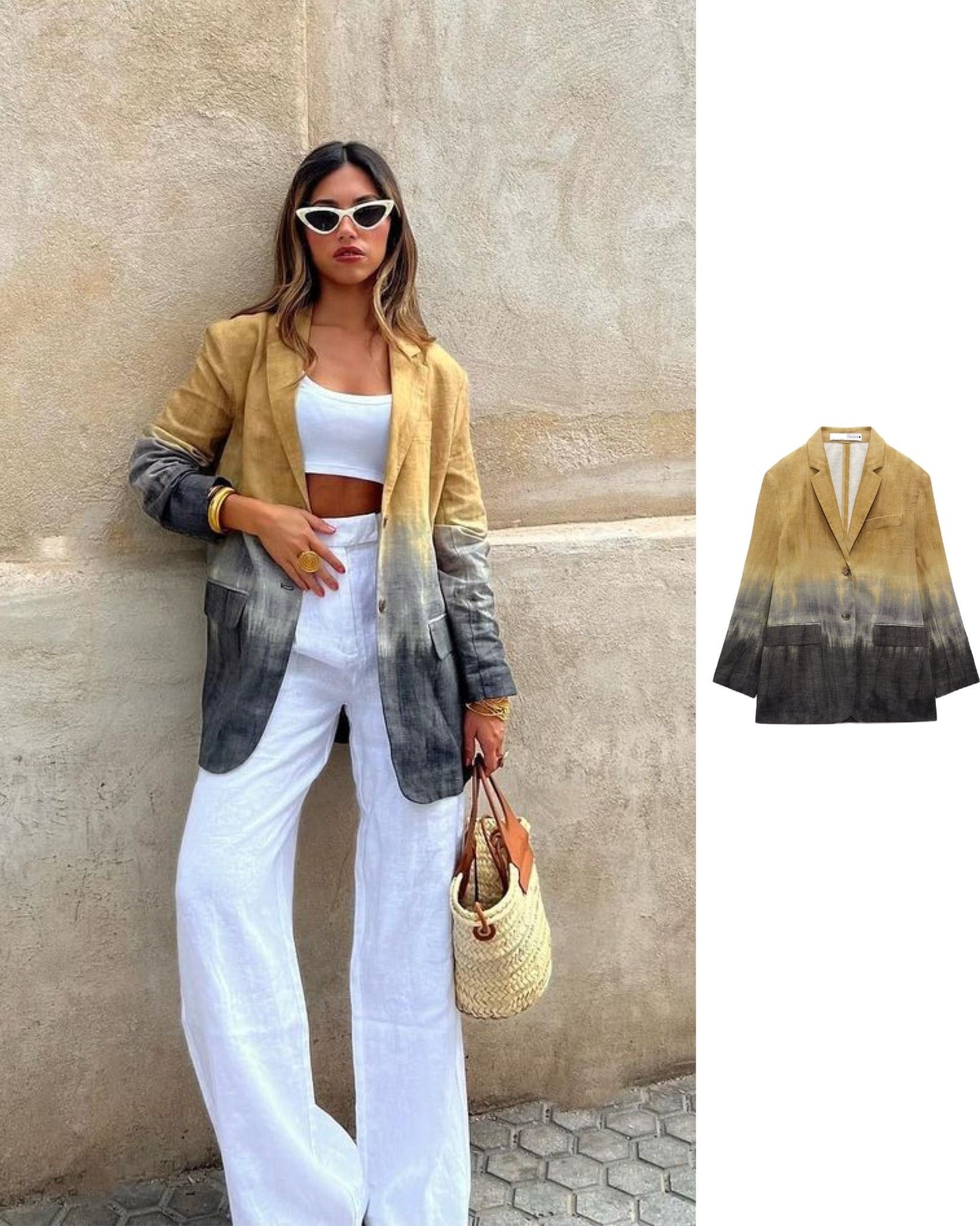 Ombre Blazer Jacket