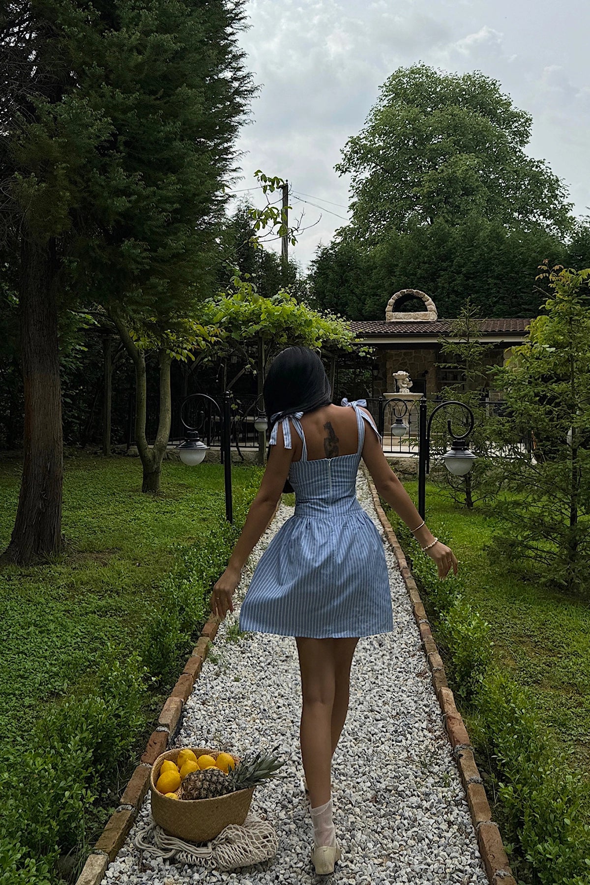 Bow-Tie Stripped Dress