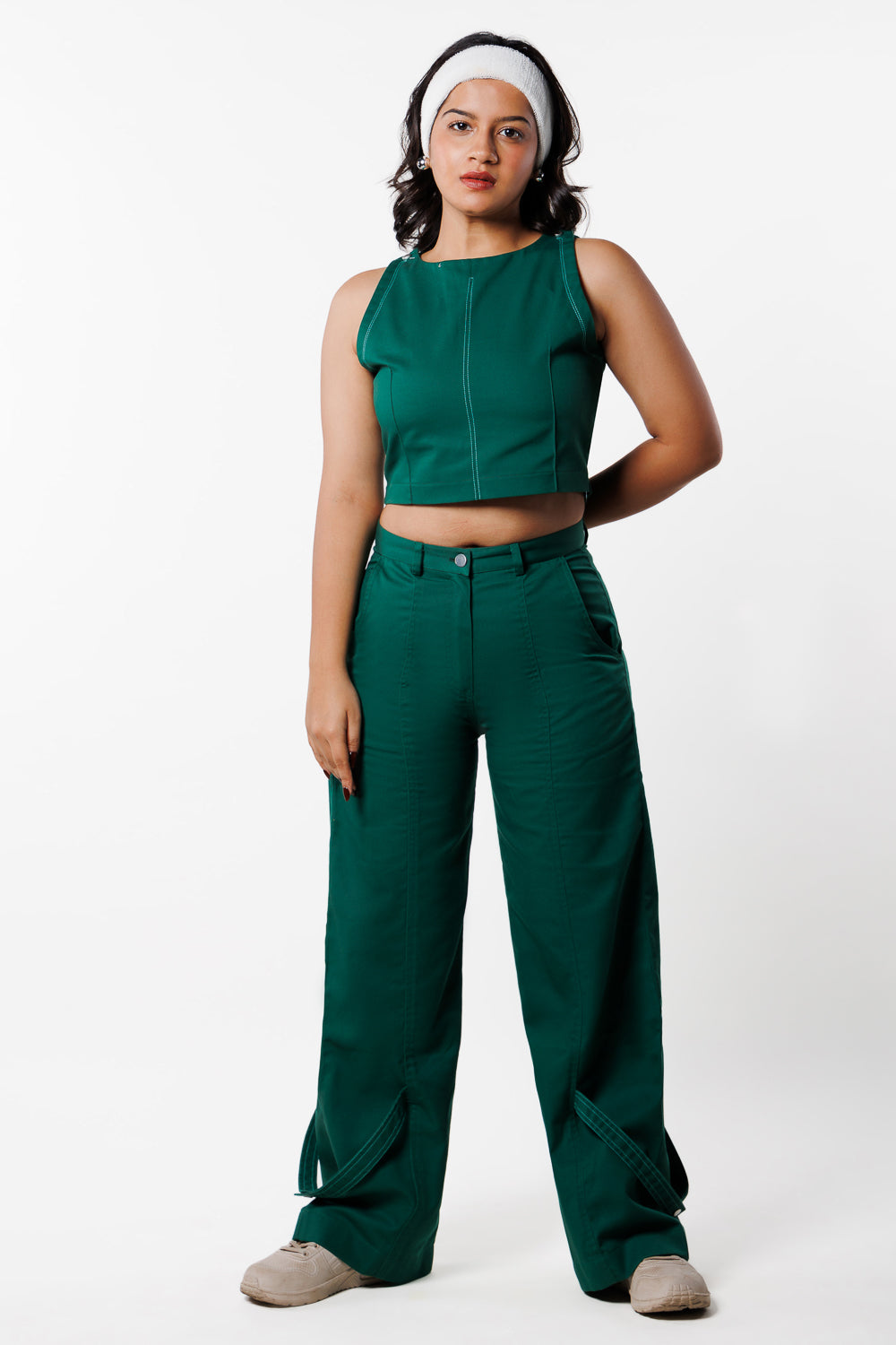 Forest Top Stitch Co-Ord