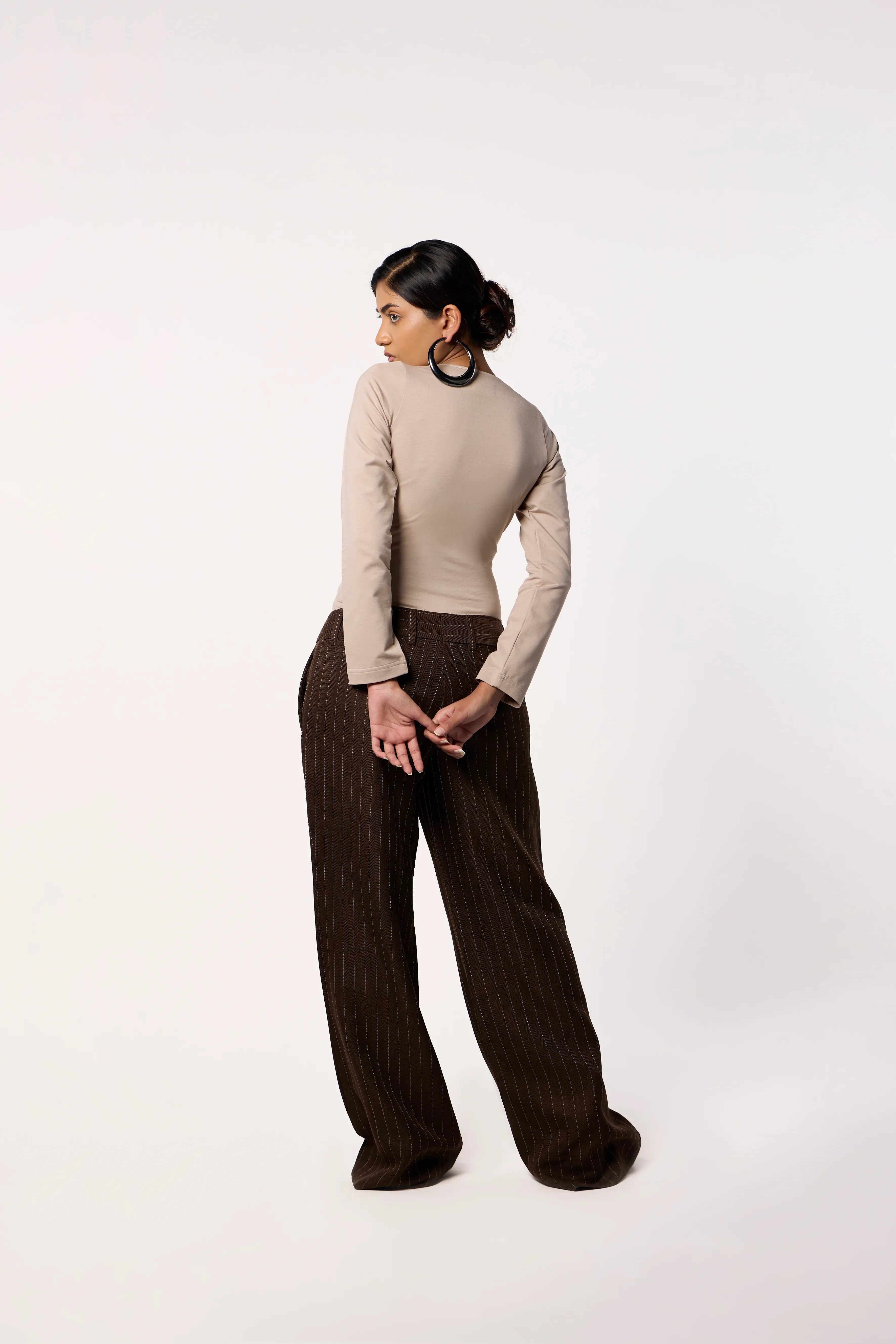 Heart It Out Bodysuit- Beige