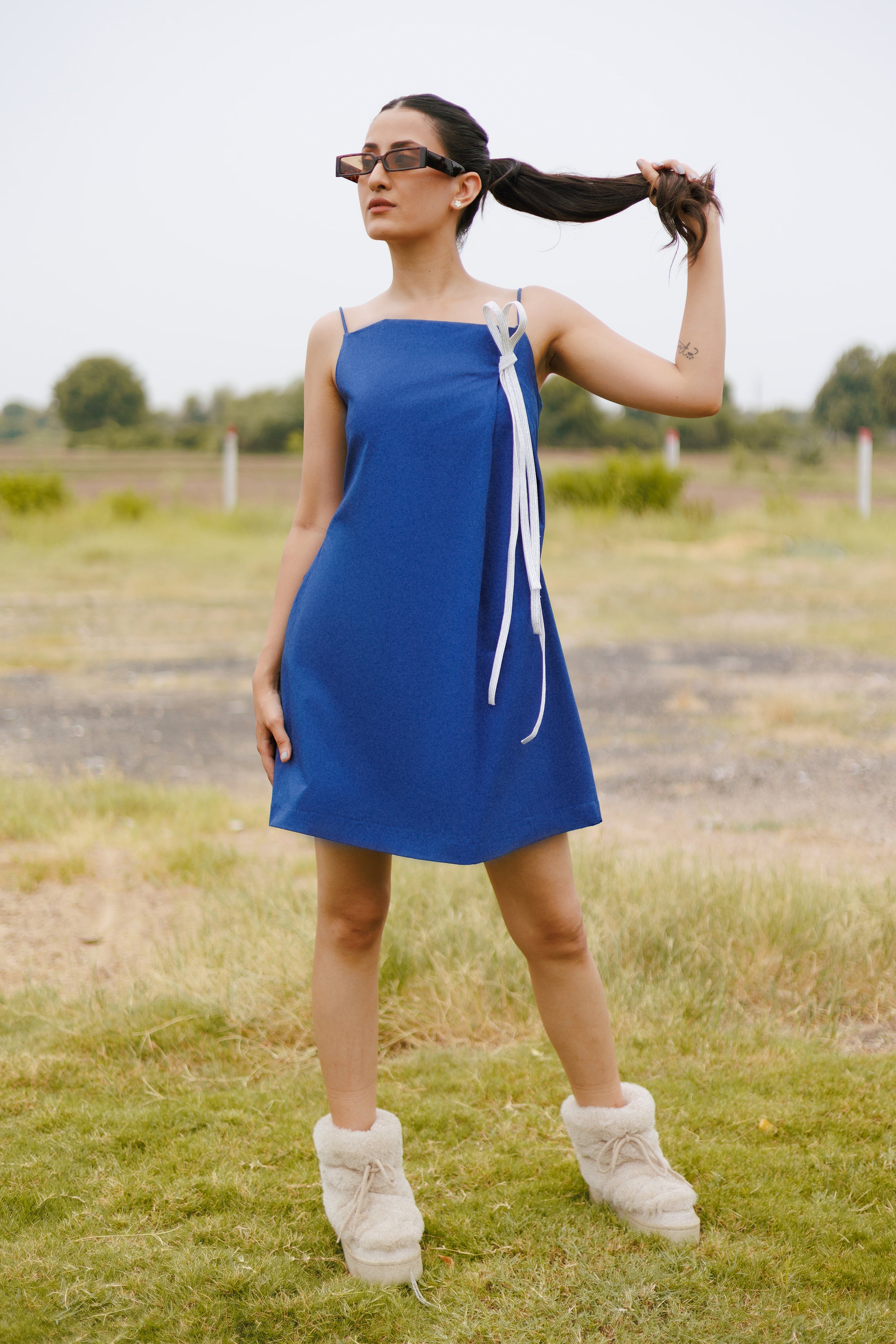 Bow-Tie A-Line Dress