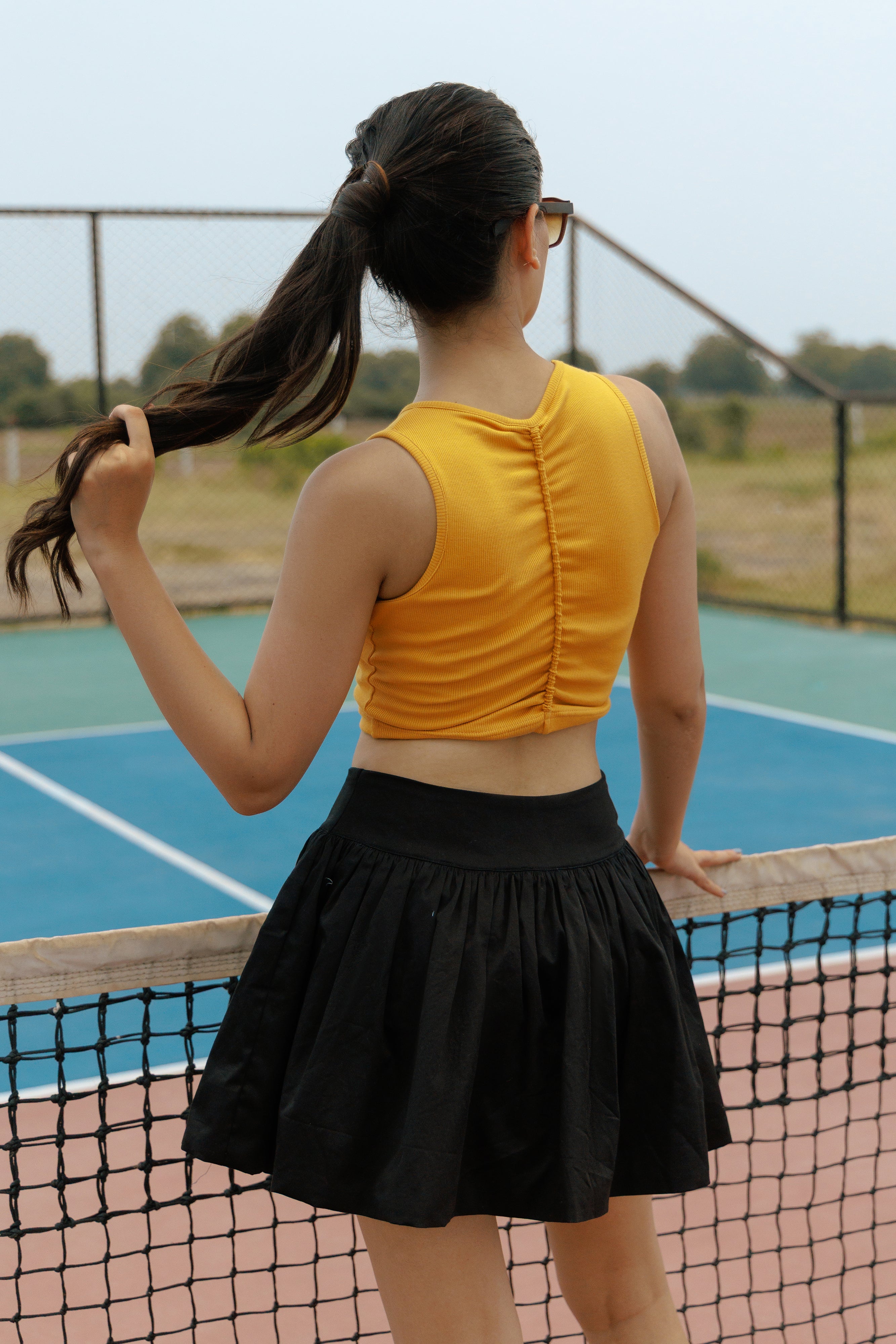 Jet Black Balloon Skirt