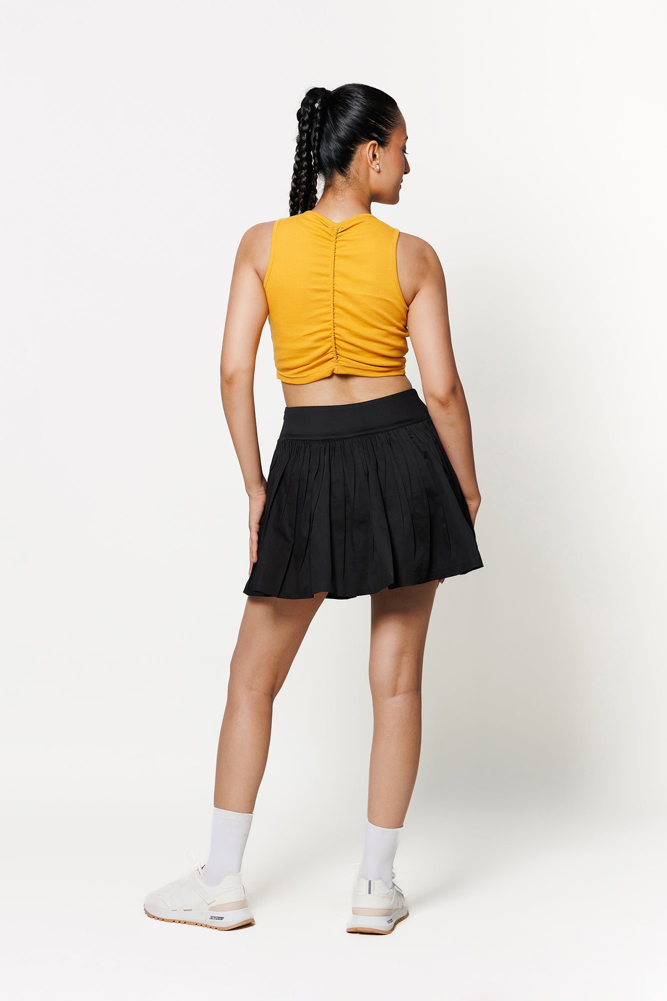 Jet Black Balloon Skirt