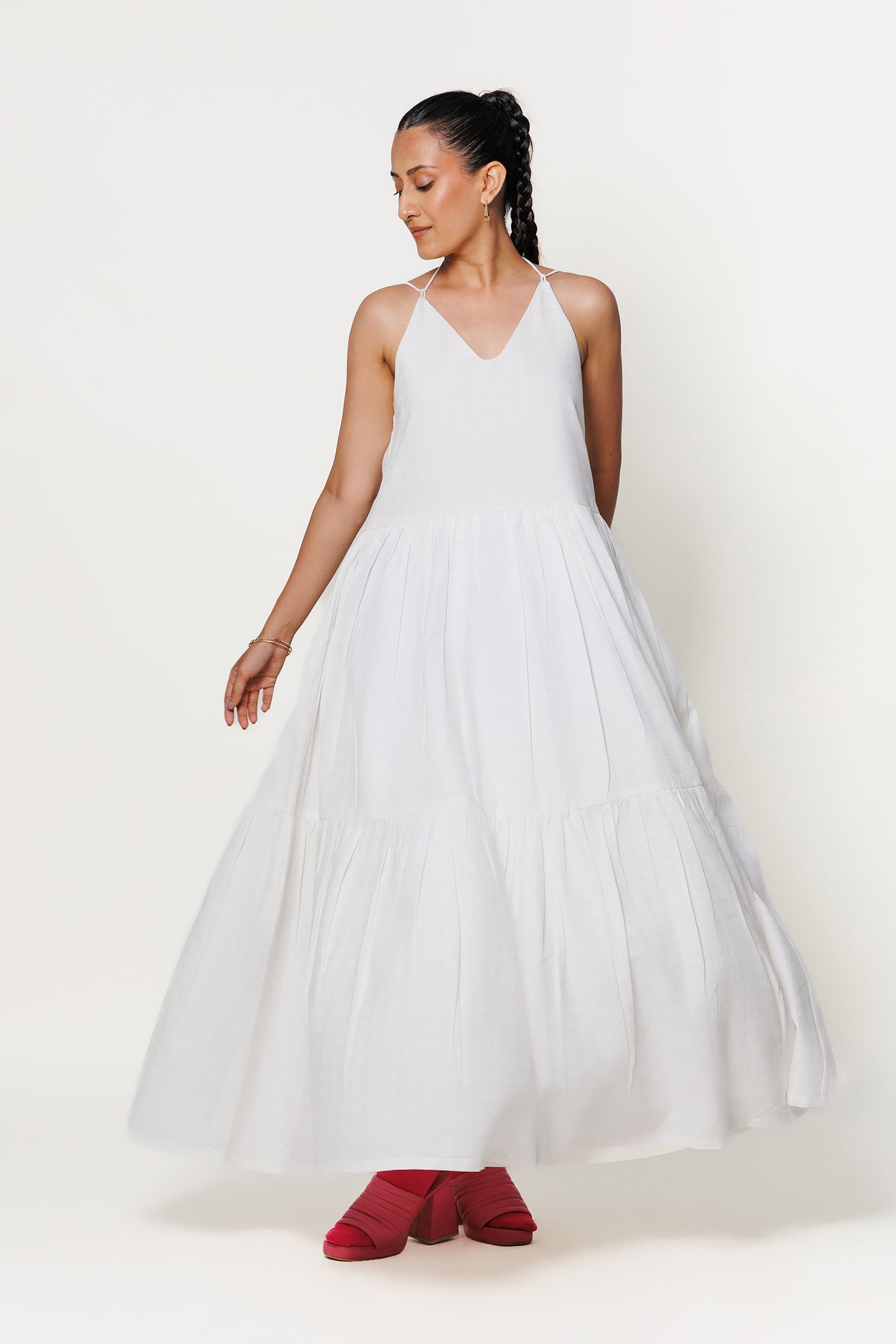 Snow White Maxi Dress