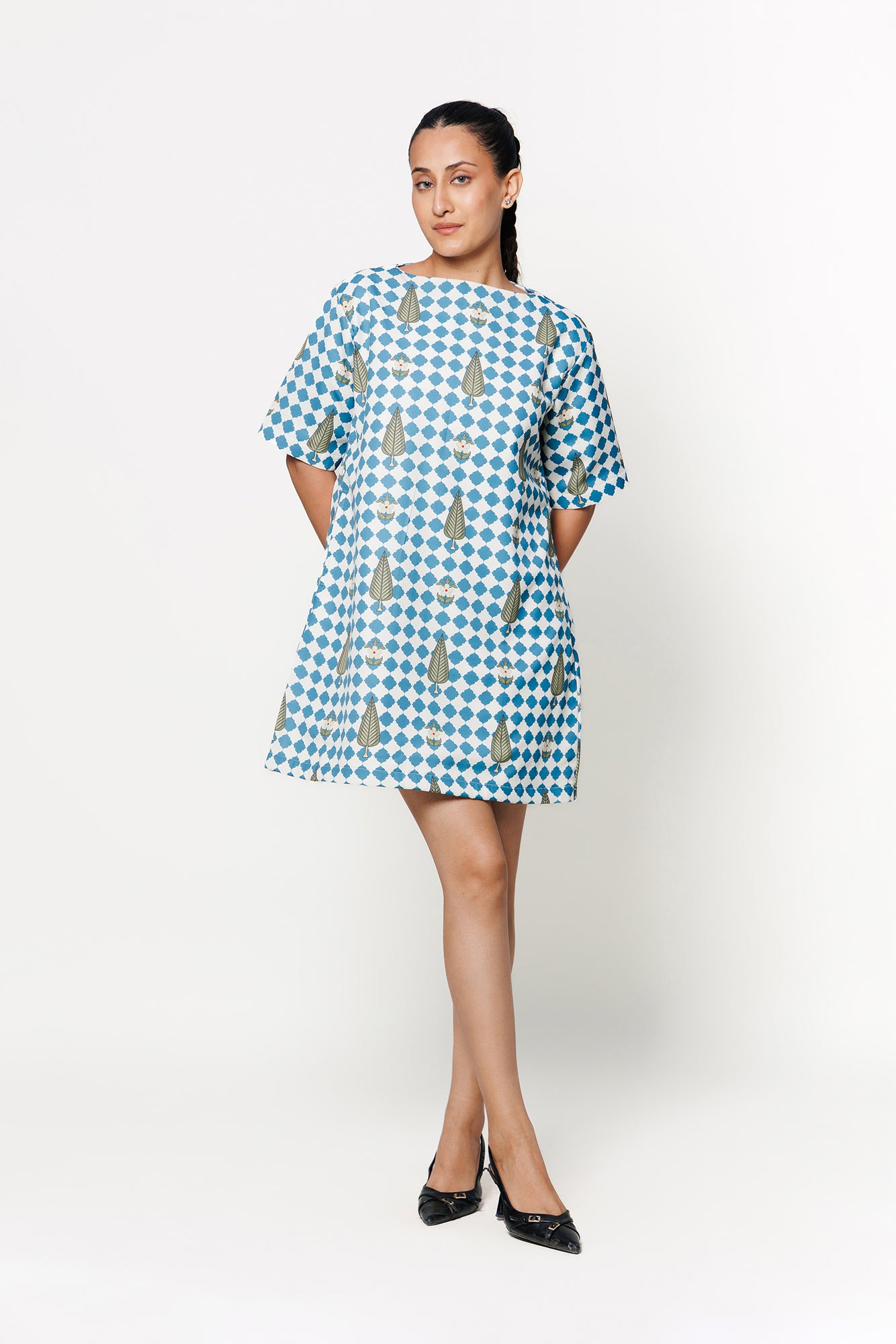 Printed Canvas Dress