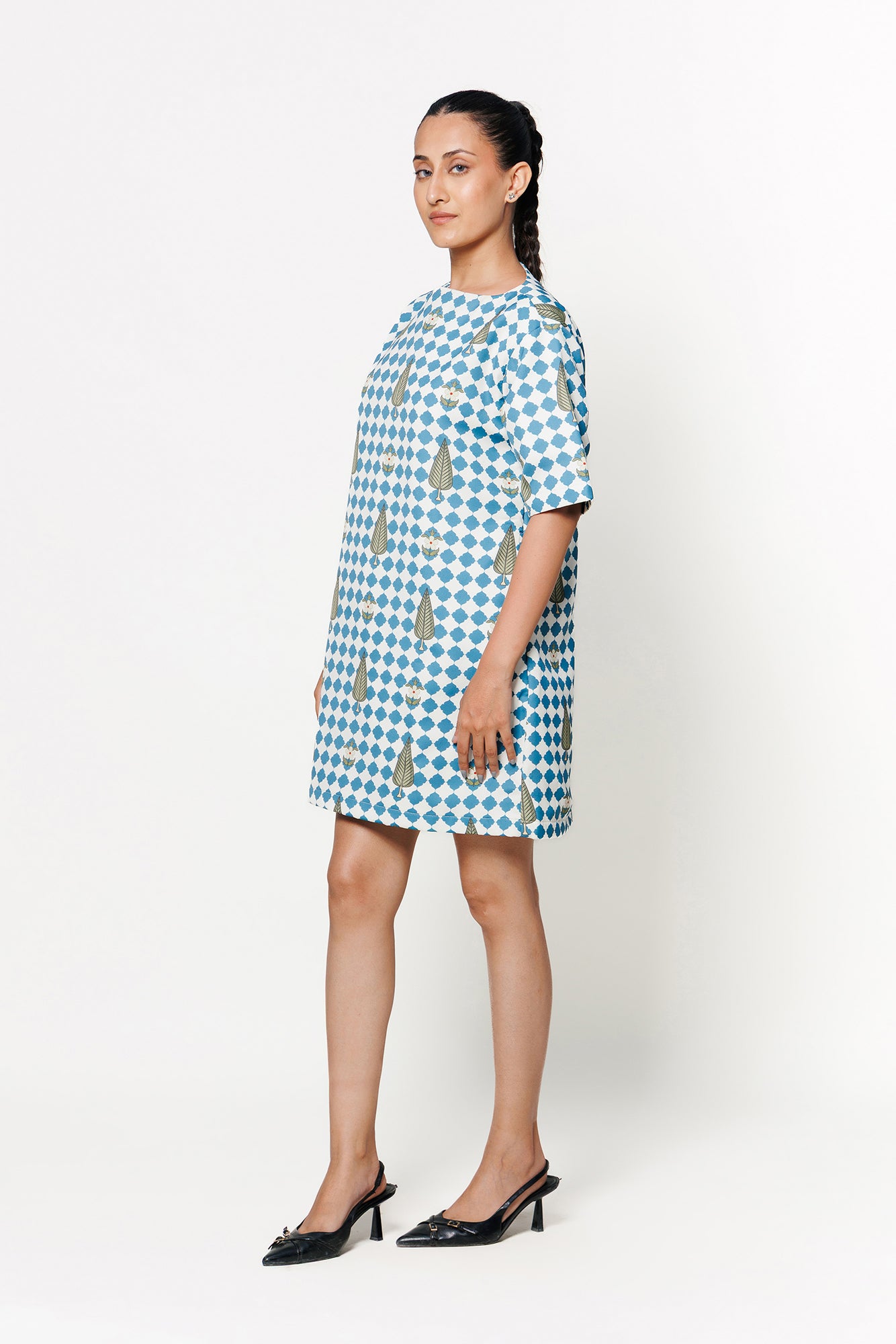 Printed Canvas Dress