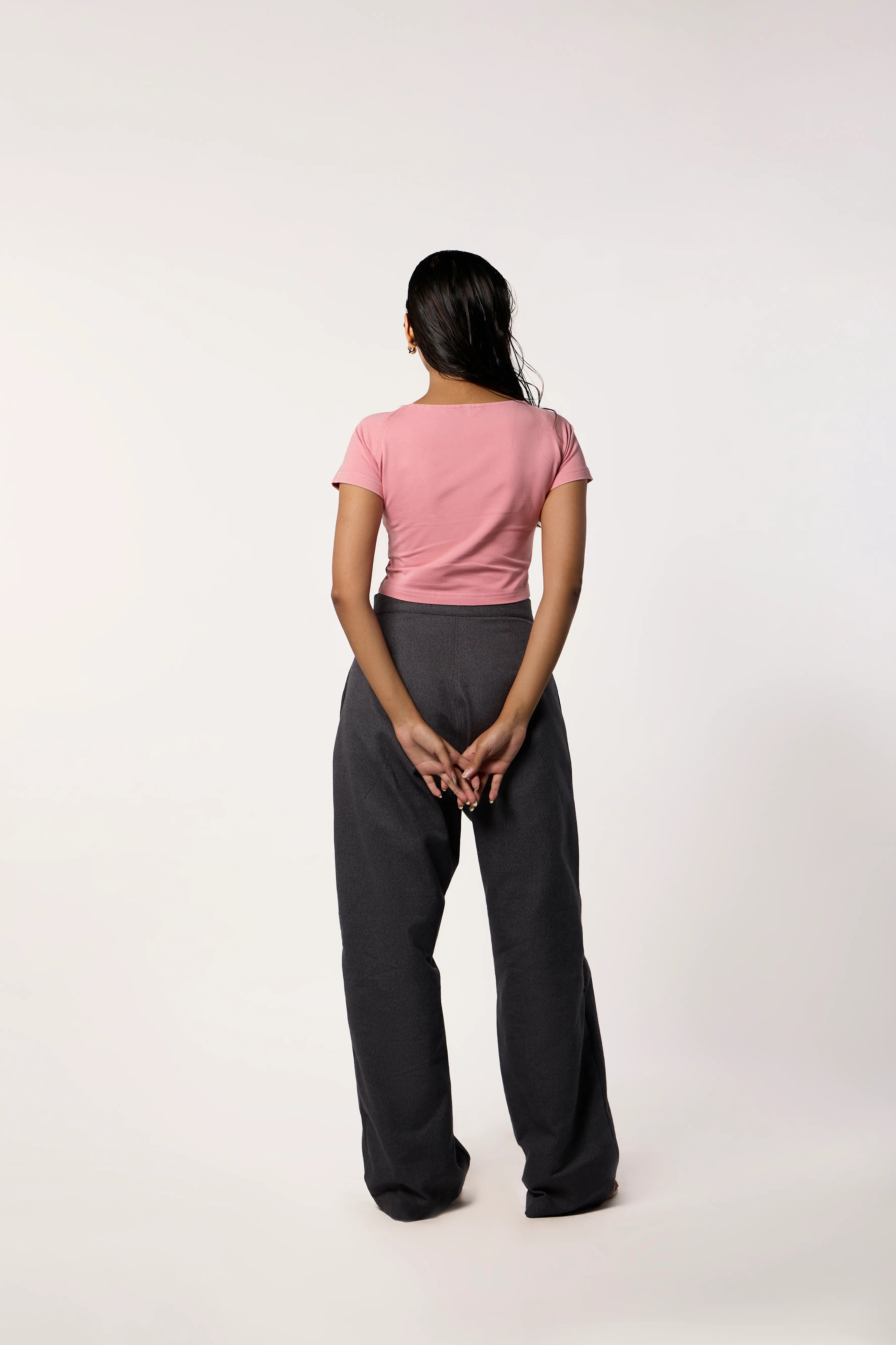 Washed Baby Tee- Pink