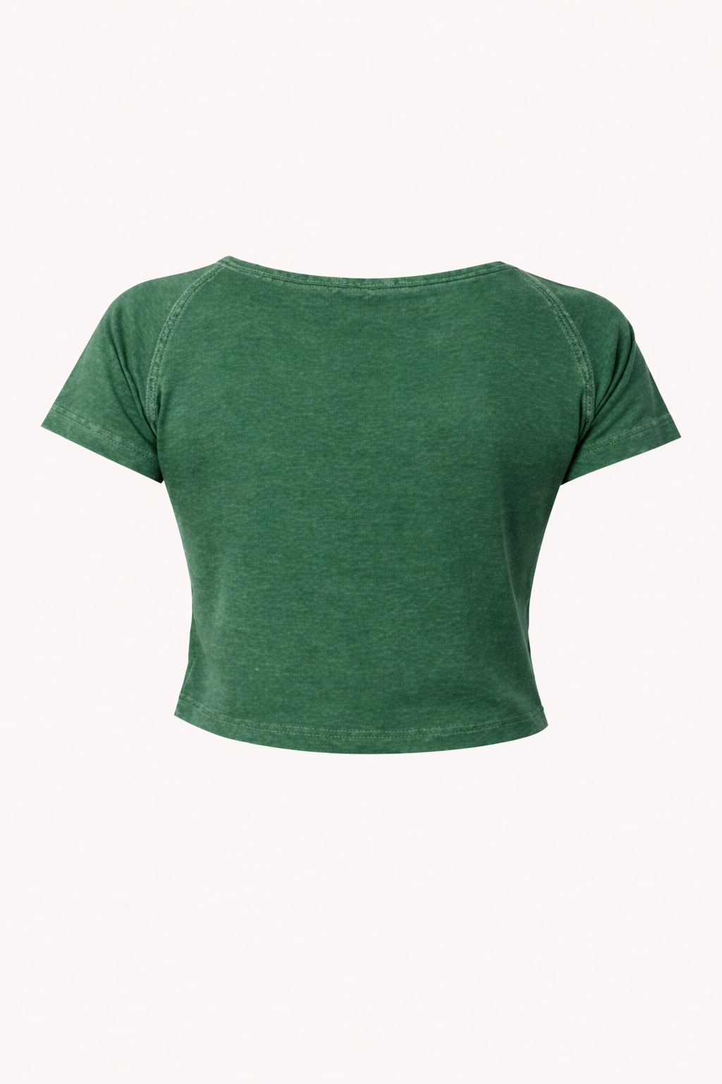 (Pack of 3) Washed Baby Tee - Wine, Black, Dark Green