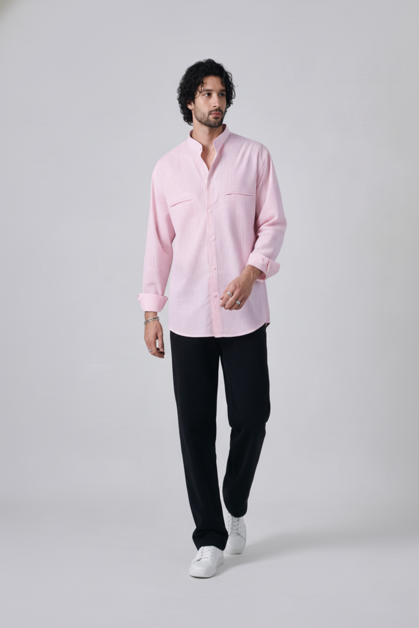 Pink Italian Stripe Shirt