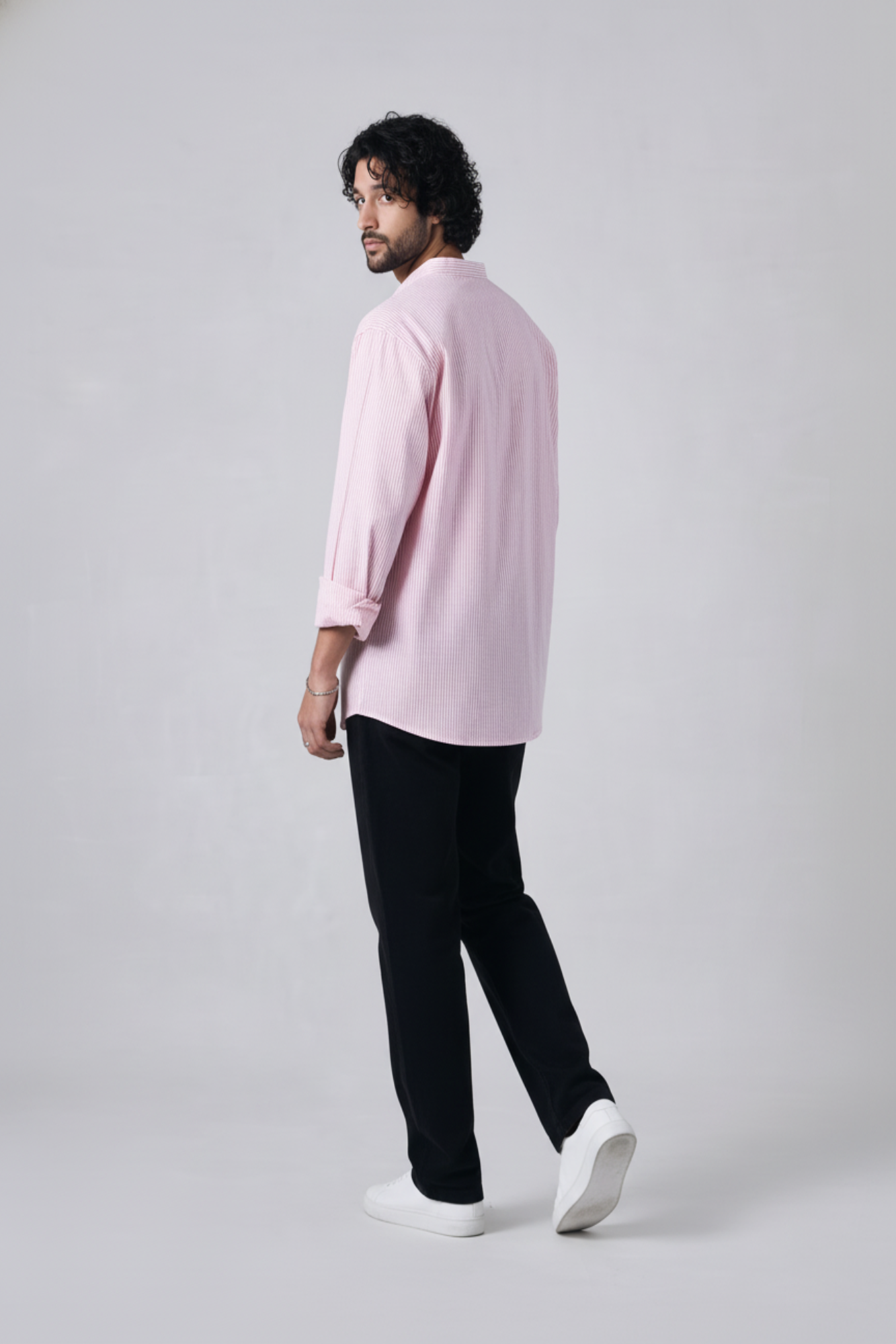 Pink Italian Stripe Shirt