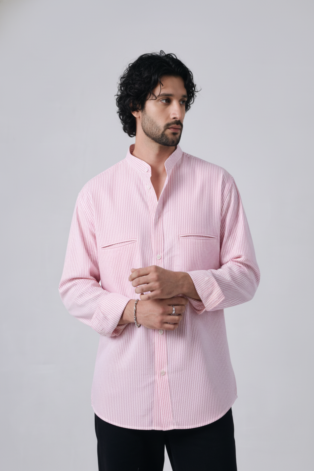 Pink Italian Stripe Shirt