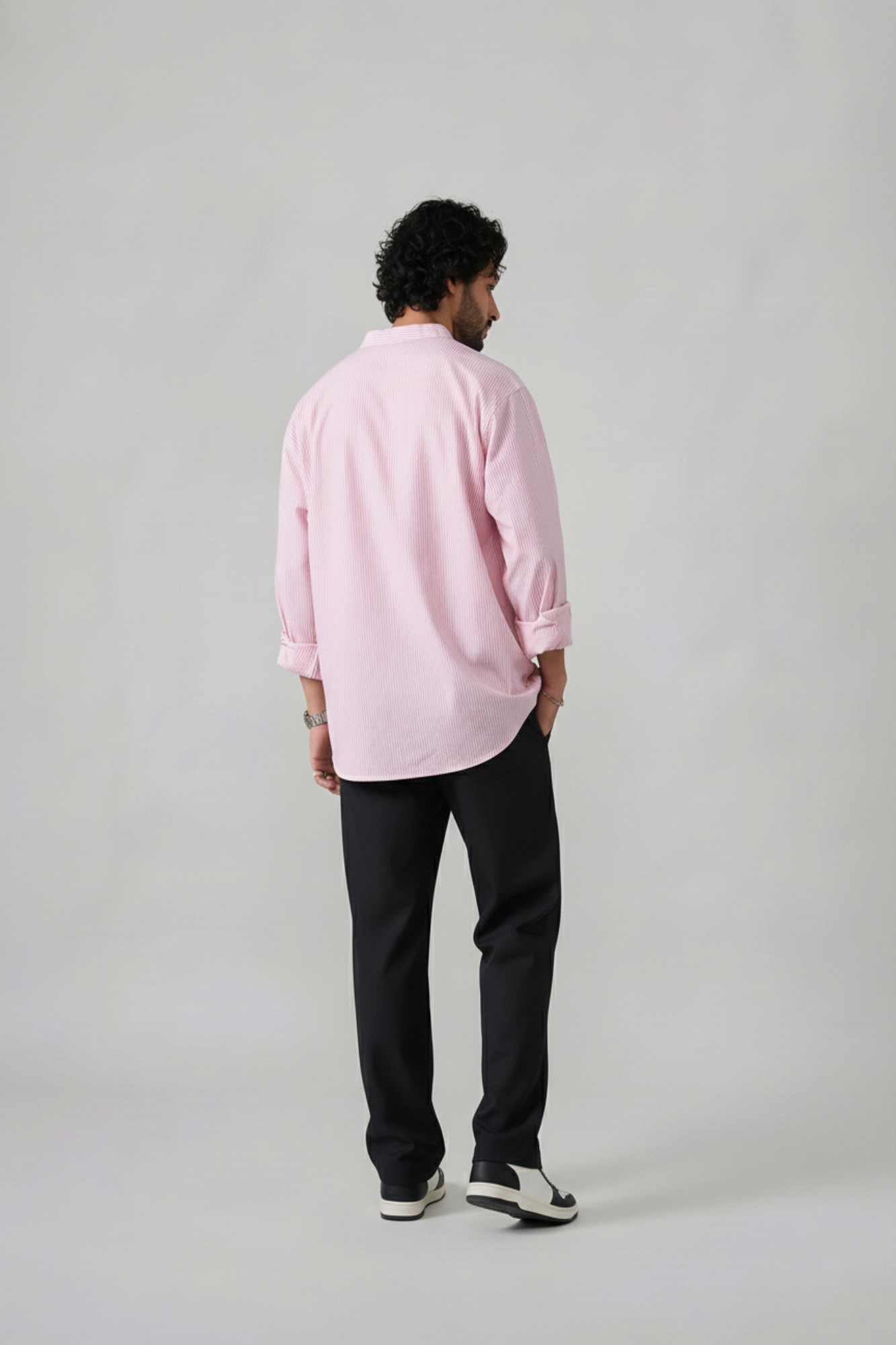 Pink Italian Stripe Shirt