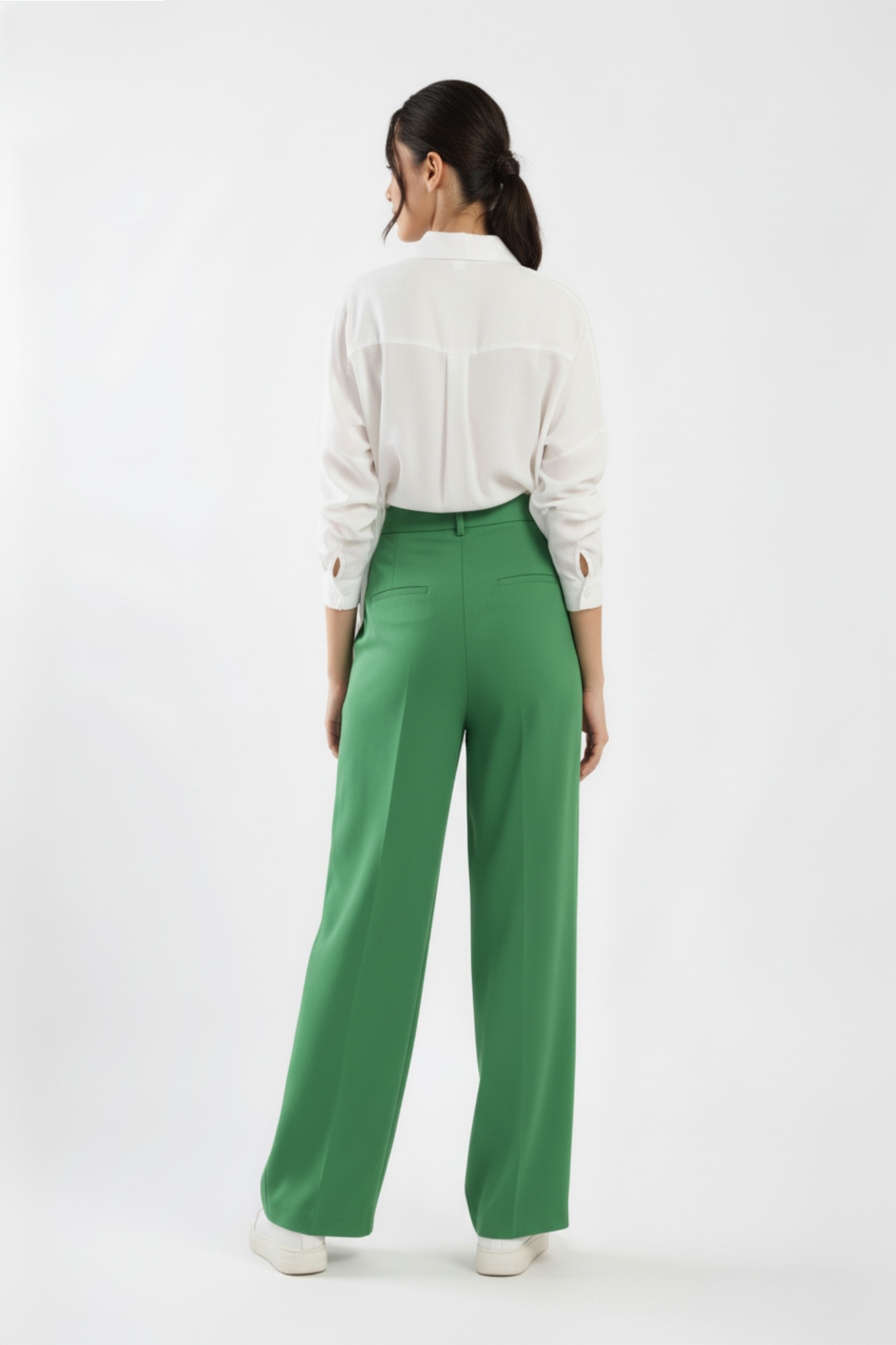 Stone Embellished Satin Shirt