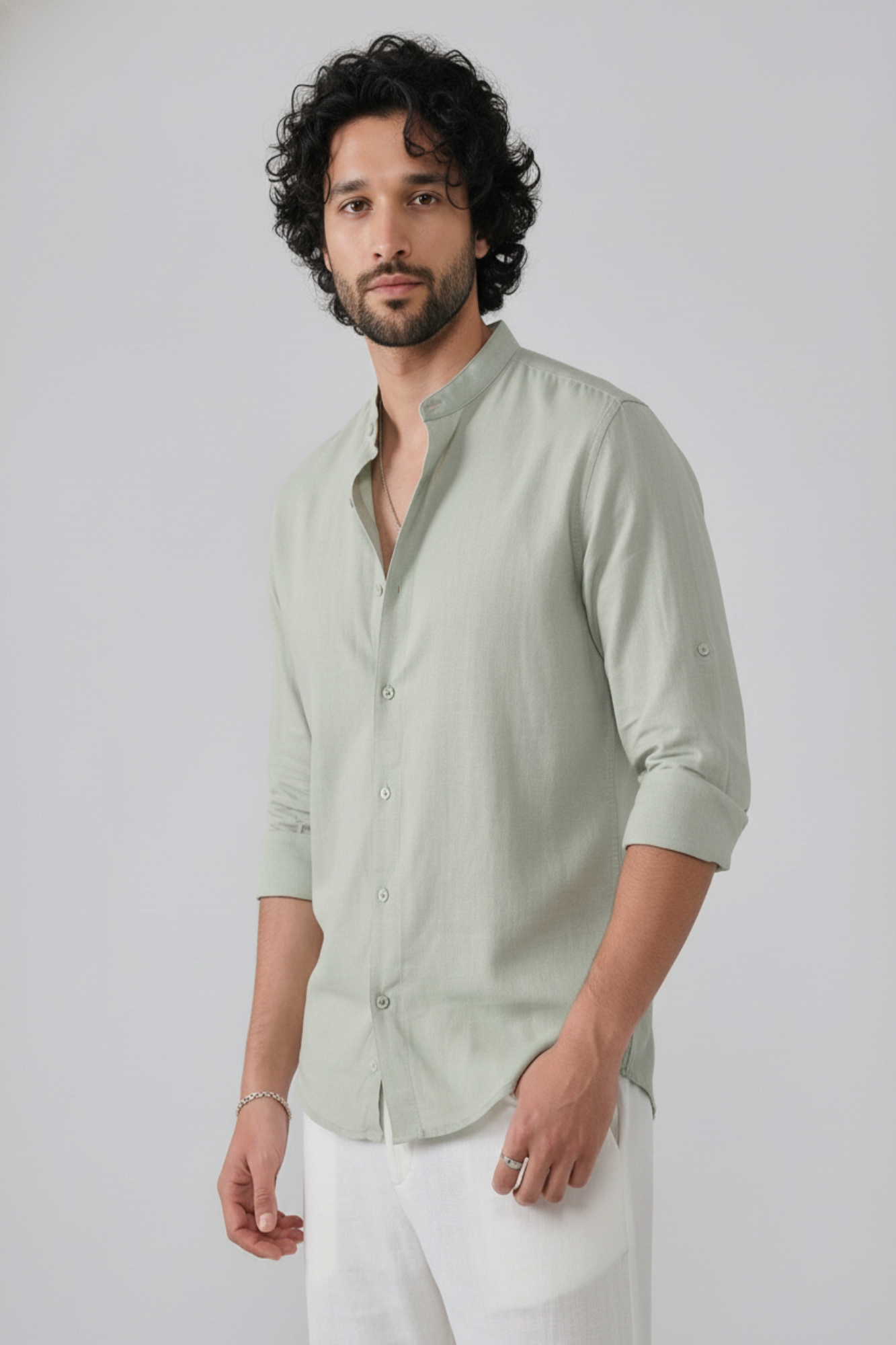 Classic Mandarin- Light Green