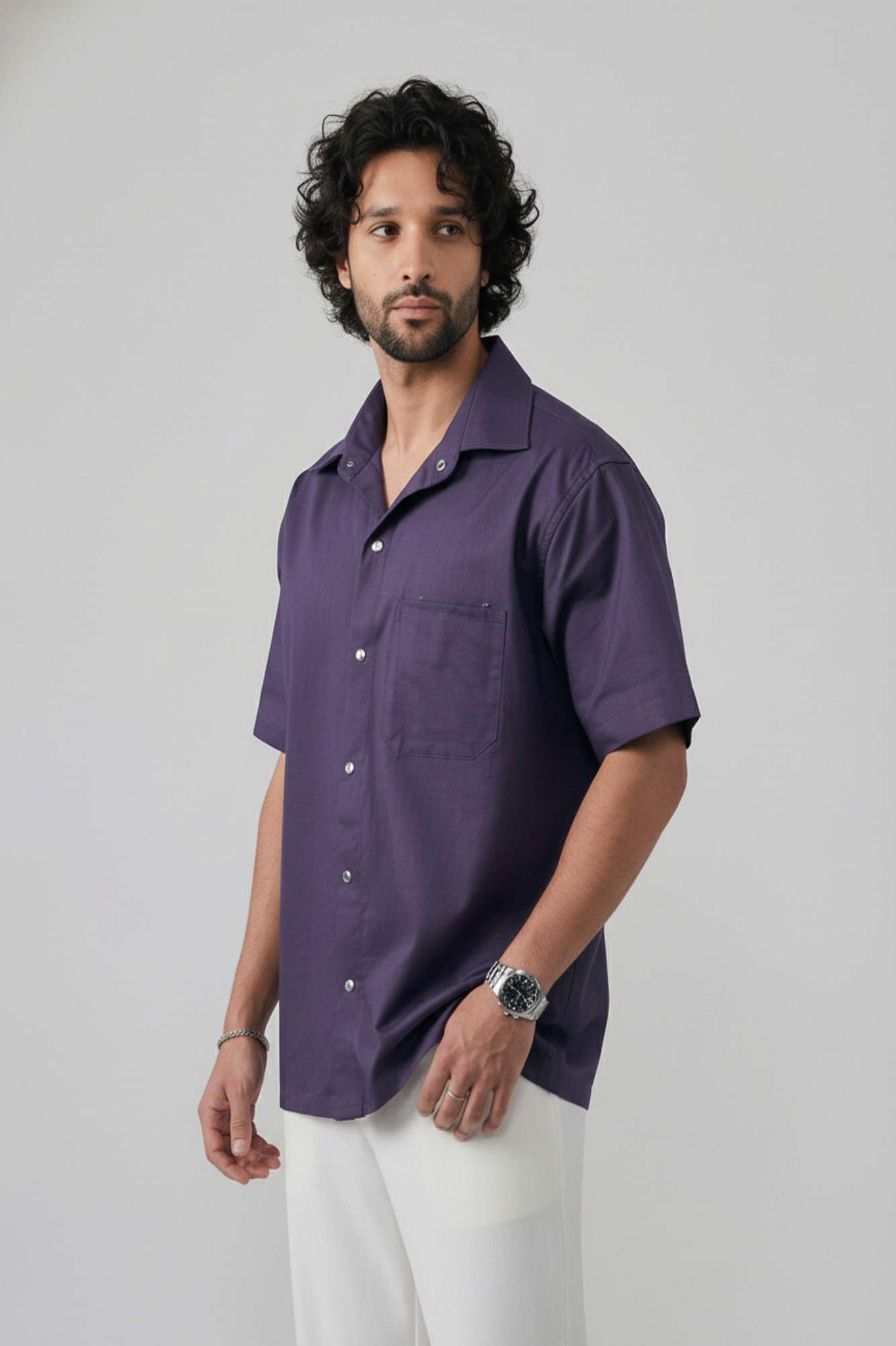 Plum Snap Shirt