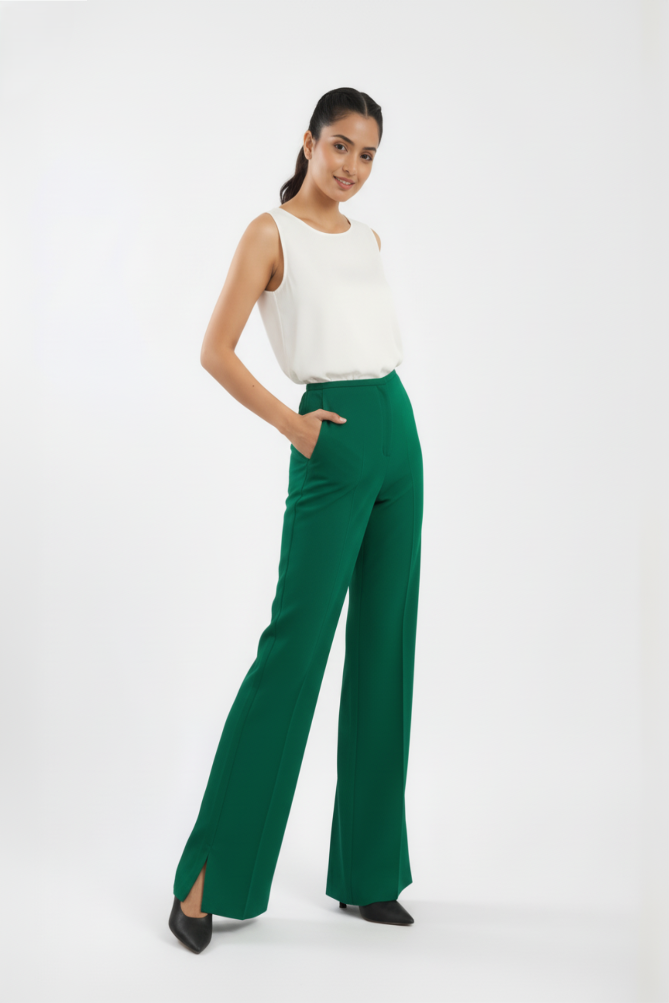 Deep Green Trousers