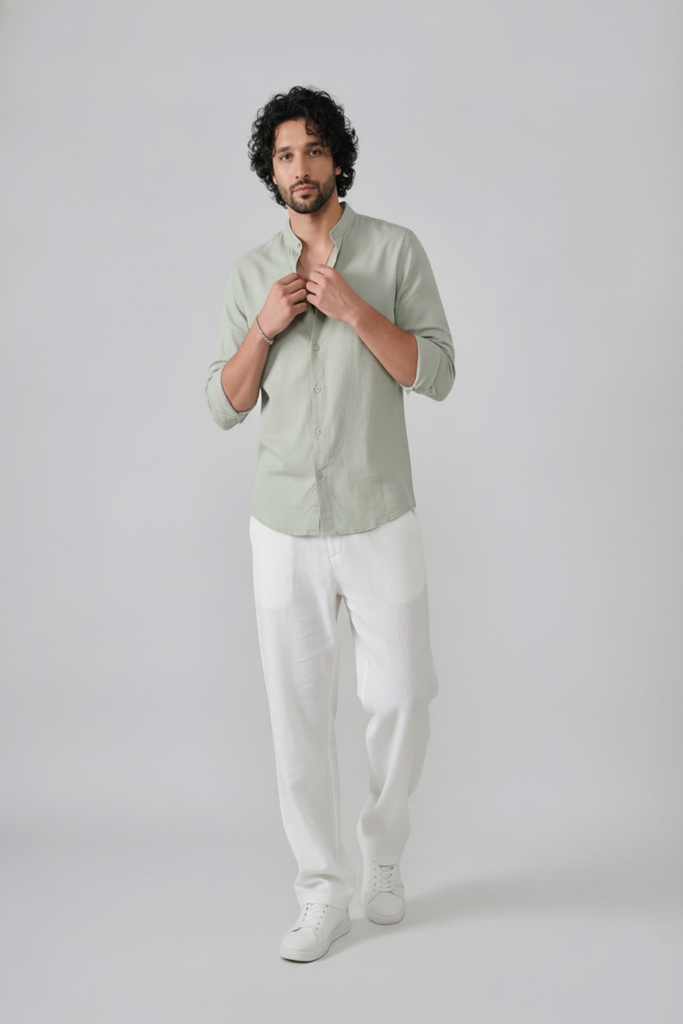 Classic Mandarin- Light Green