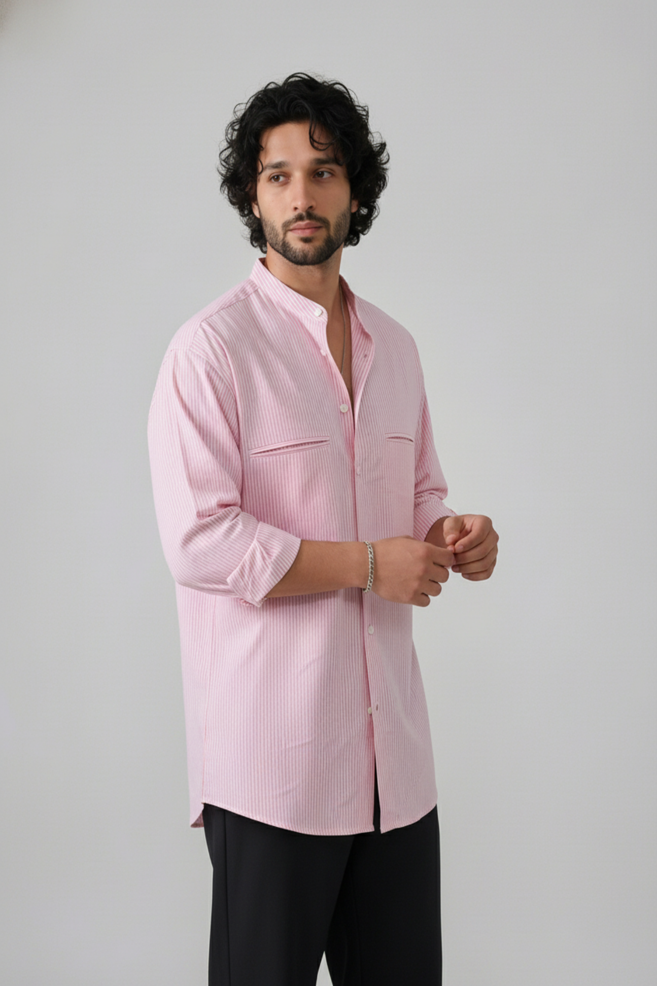 Pink Italian Stripe Shirt